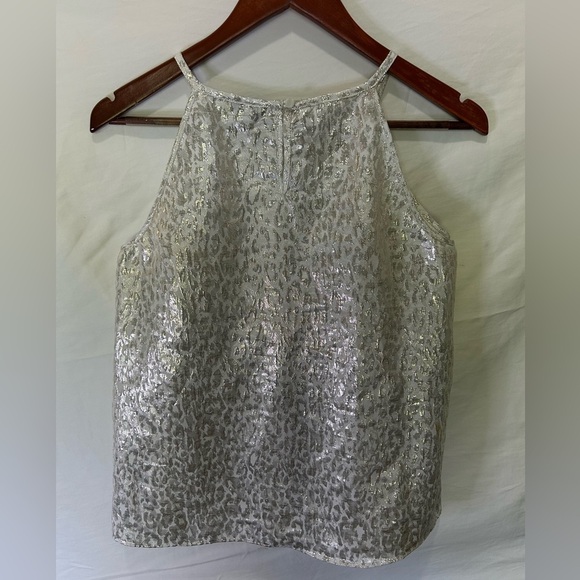 Worthington Women's Gold Animal jacquard Tank Top Petite XL NWT - Picture 6 of 7